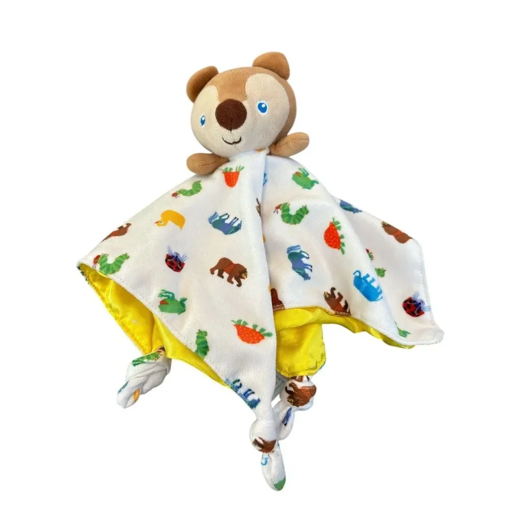 Eric‎ Carle Brown Bear Animal Print Blanket Lovey & Soft Sherpa Bear Baby Lovey